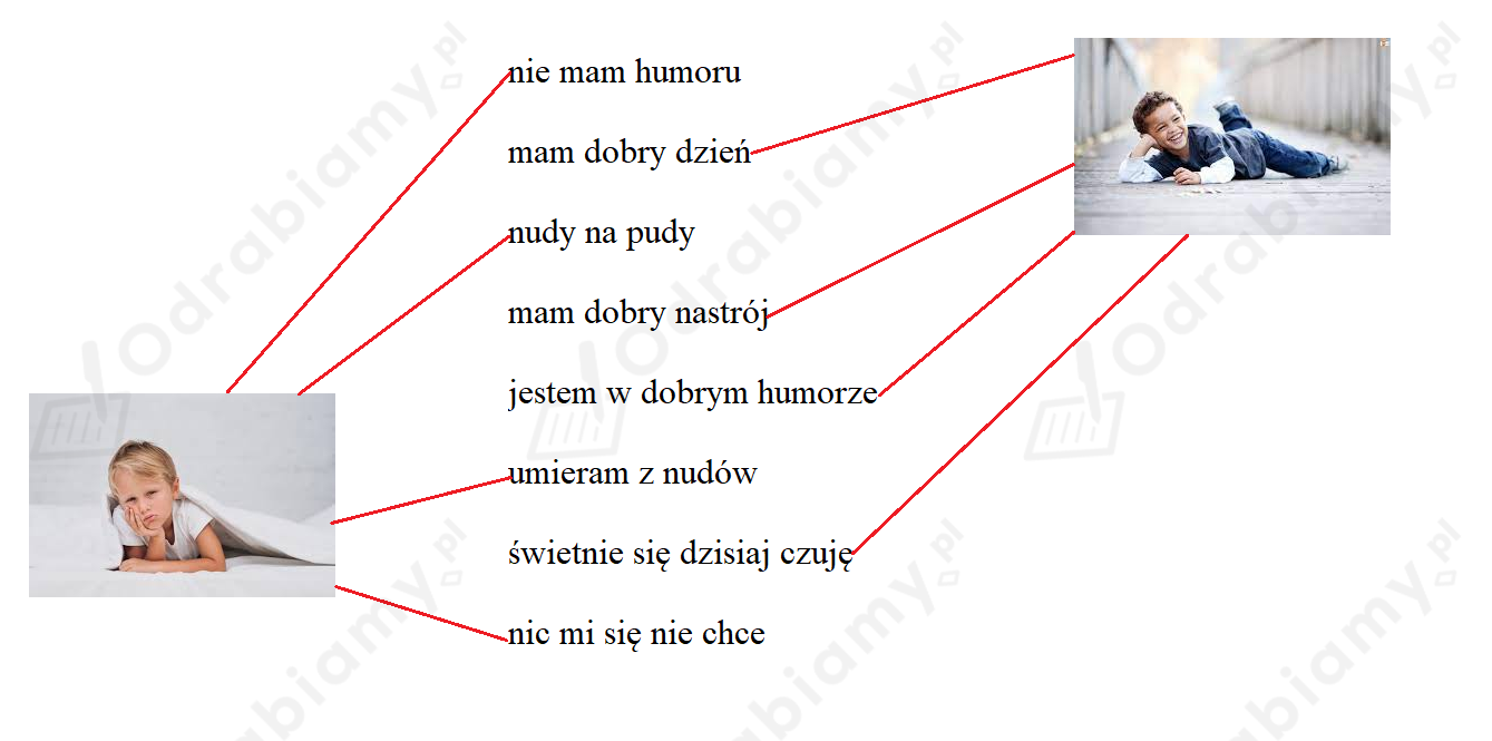 Oto Ja Klasa 1 ćwiczenia Polonistyczno Społeczne Odpowiedzi 🎓 Połącz opisy nastrojów z właściwymi...- Zadanie 1: Oto ja 2