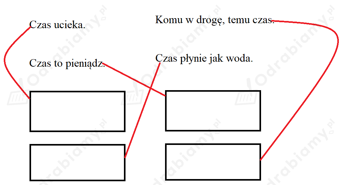 🎓 Połącz powiedzenia z właściwymi ilustracjami...- Zadanie 4: Wielka