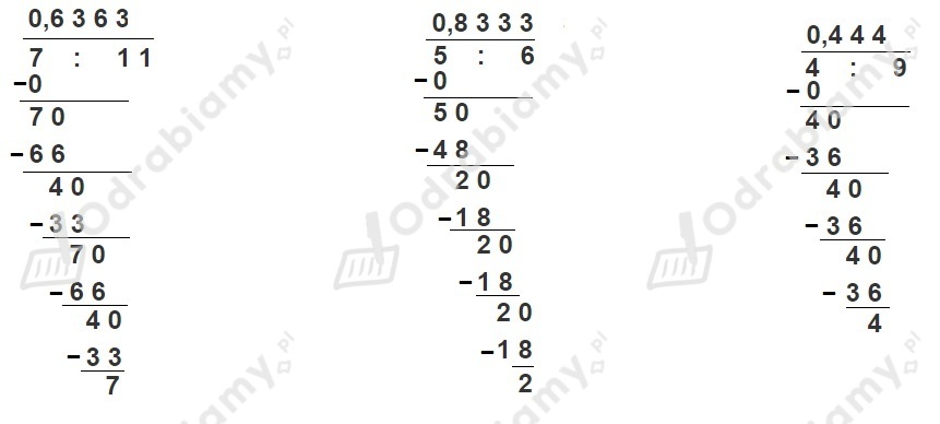 🎓 Znajdź Rozwinięcia Dziesiętne Podanych Liczb Mieszanych Zadanie 3 Matematyka 7 Ćwiczenia 4175