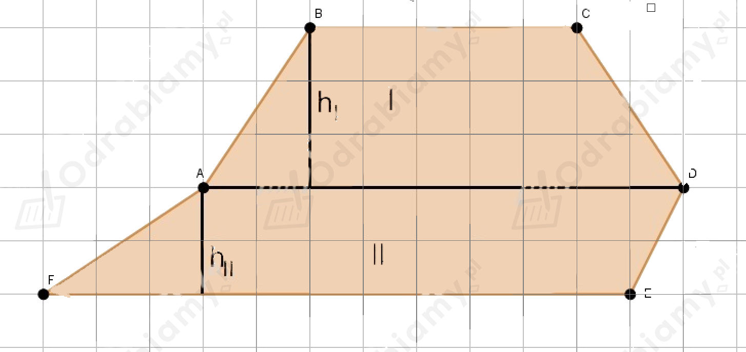 Oblicz Pola Figur Przedstawionych Na Rysunku Zadanie 11 Matematyka Z Kluczem 6