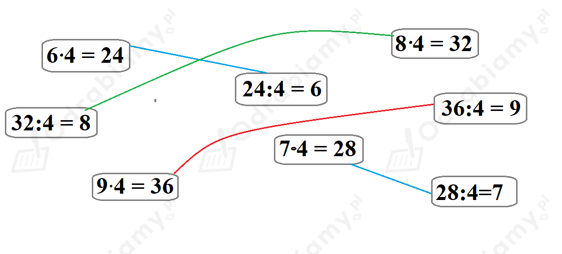 Tropiciele Matematyka Klasa 3 Czesc 3 Odpowiedzi - Oblicz. Połącz liniami pary działań...- Zadanie 4: Nowi Tropiciele 2