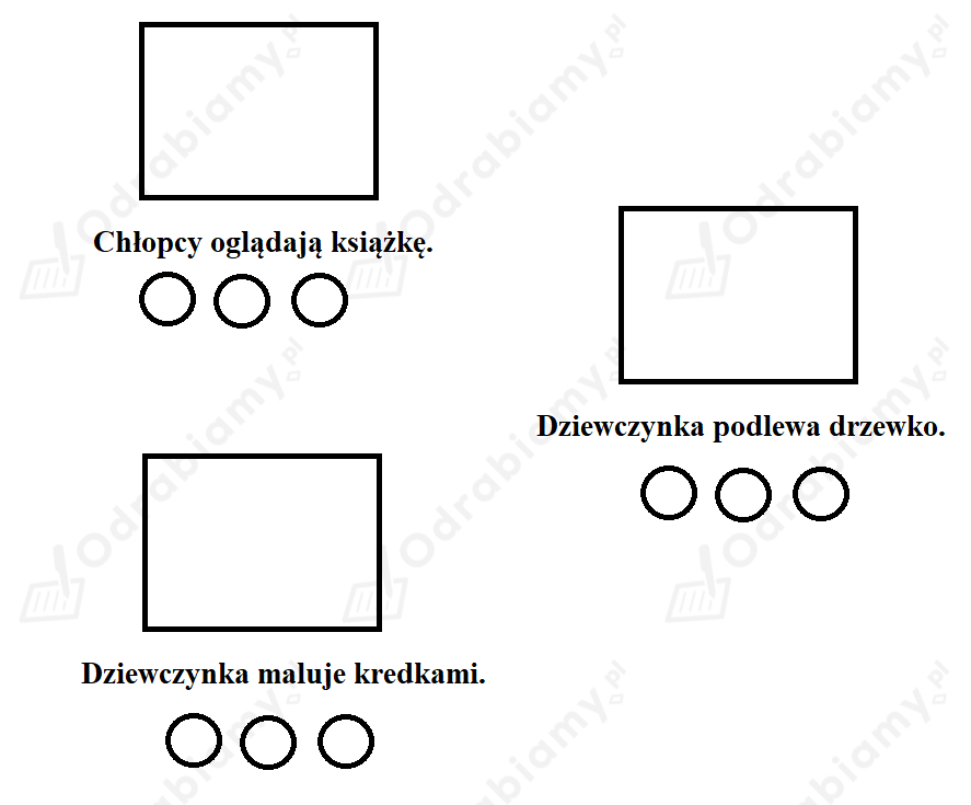 🎓 Ułóż Zdania Pasujące Do Ilustracji...- Zadanie 1: Elementarz ...